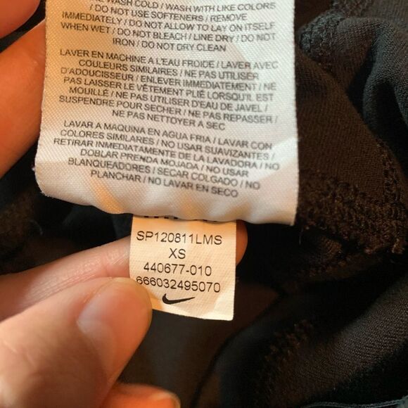 Nike black boot cut‎ work out pants. - Picture 9 of 12